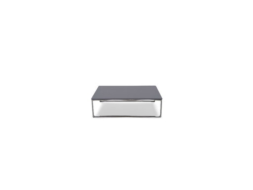 Mesa de centro original de COR Mell Design, MDF, cromada.