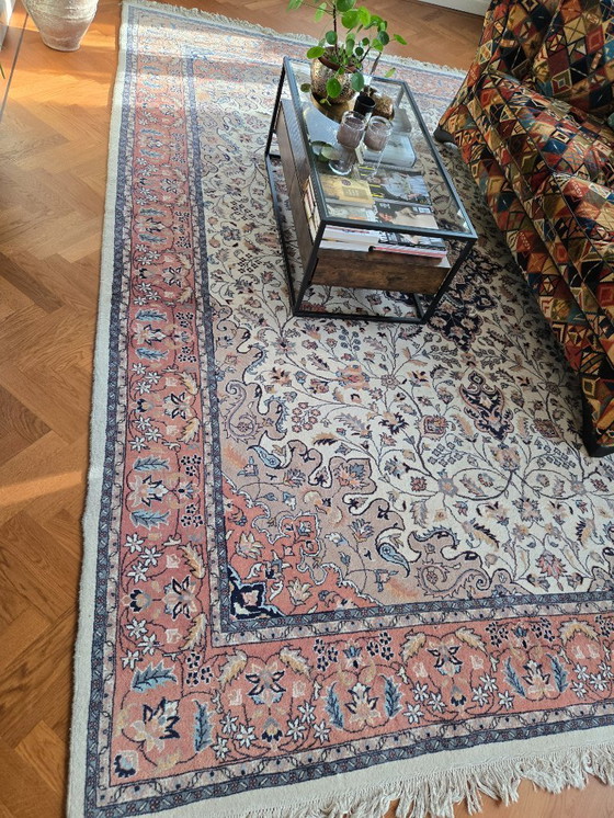 Image 1 of Tapis Keshan exclusif noué à la main – 395 × 285 cm – environ 400 000 nœuds