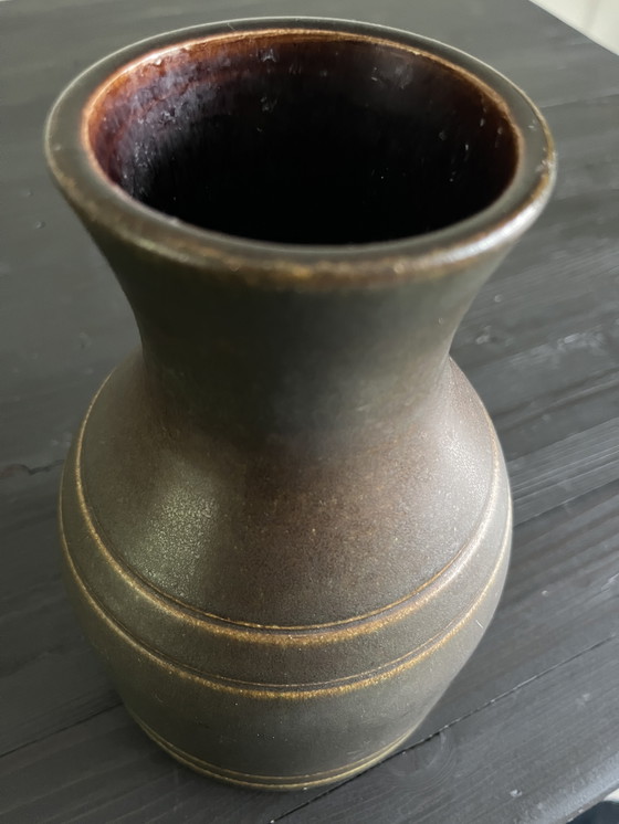 Image 1 of Vintage Earthenware Vase