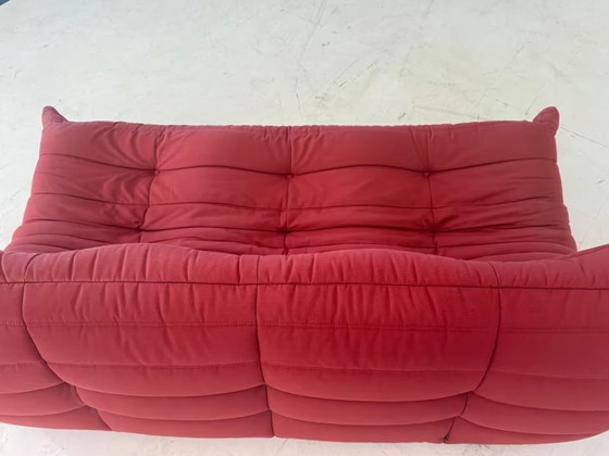 Sofá clásico de diseño Togo de Ligne Roset – Textile, Vintage (photo 9 of 16)