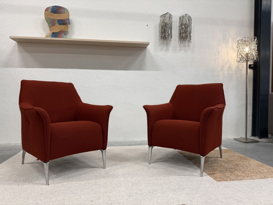 2 Poltrone Leolux Mayuro Tessuto Rosso – Other (photo 5 of 11)