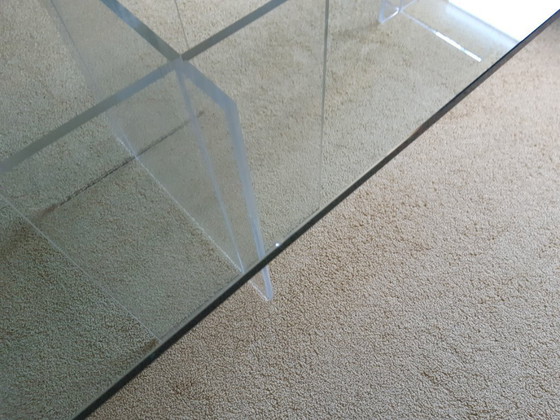 Image 1 of Table d'appoint en verre, années 1970