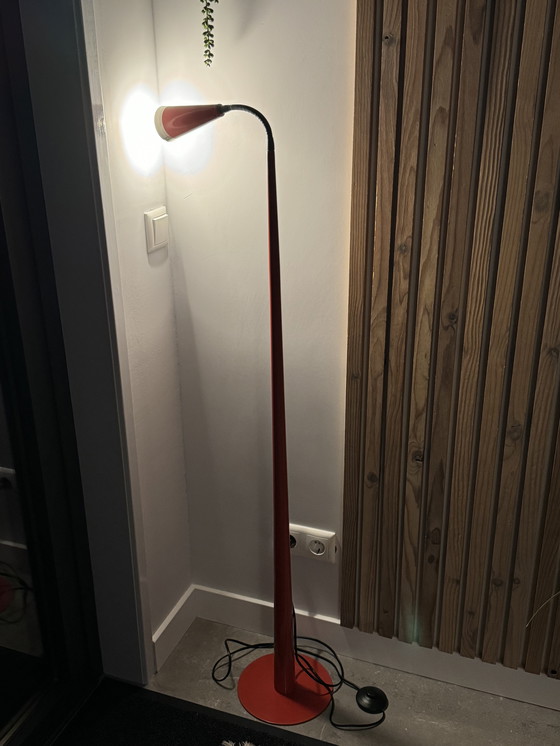 Image 1 of Vintage Red Floor Lamp