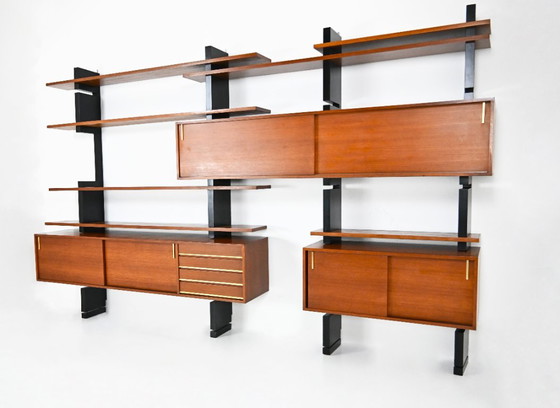 Mueble de pared "Extenso" de Amma Torino, década de 1960. – Armarios de pared, Metal, Wood (photo 3 of 12)