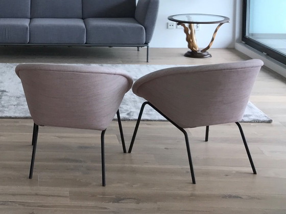 Walter Knoll Model 369-10 Side chairs X 2 – Wool (photo 5 of 5)