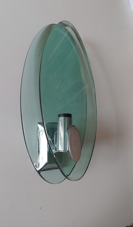 Image 1 of 2 Fontana Arte Italiaanse vintage wandlampen