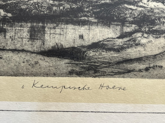 Image 1 of 4 etchings by Dirk Baksteen – signed and numbered