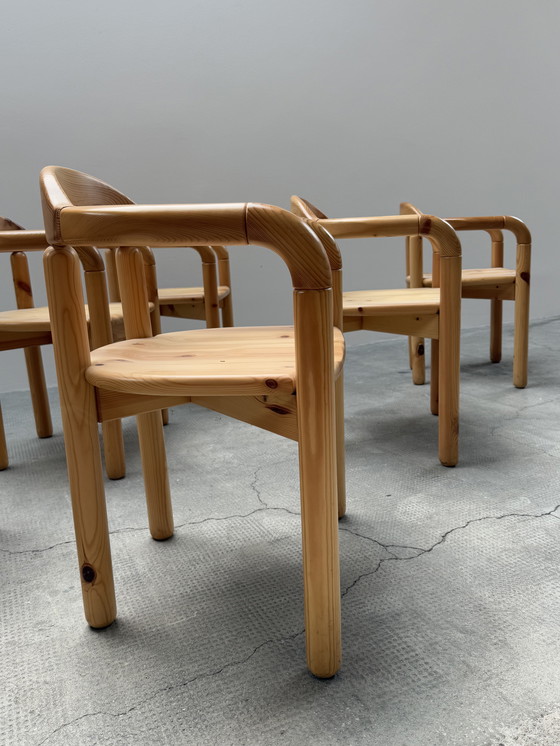 Image 1 of Lot de 6 chaises de salle à manger rares Rainer Daumiller pour Hirtshals Savvaerk, Danemark années 1980