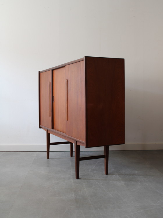 Image 1 of Vintage Deens highboard in teak 