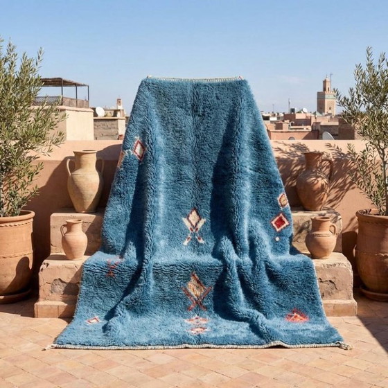 Image 1 of Marokkaans handgemaakt Berber wollen tapijt 250cm x 150cm