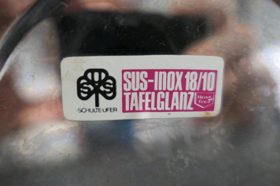 Image 1 of Seau à glace vintage Schulte-Ufer en acier inoxydable SUS