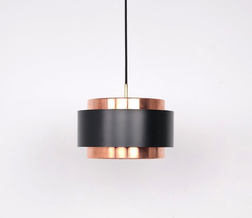 Fog en Morup koperen hanglamp Saturn, 1960s