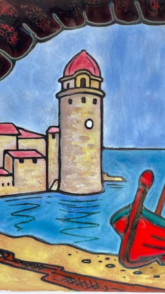 Image 1 of Decorazione murale in ceramica vintage