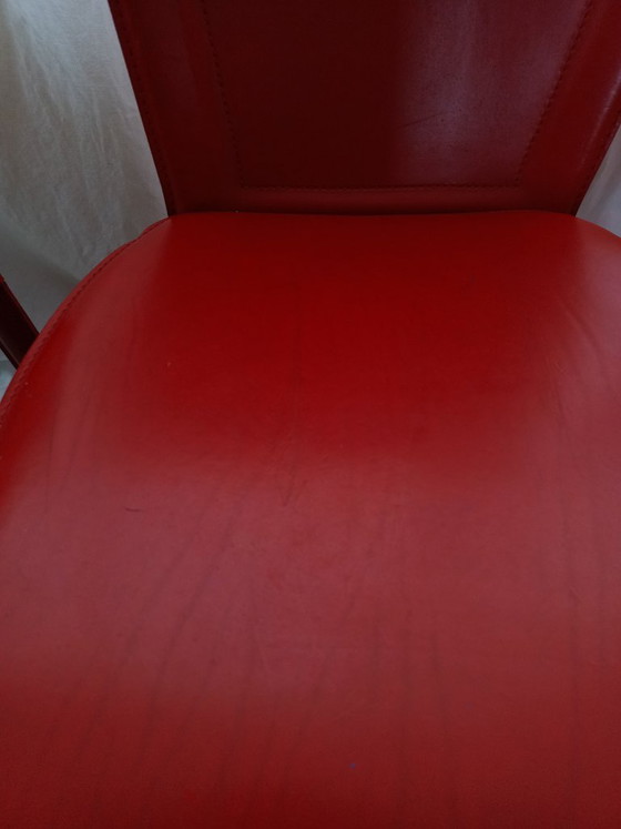 4x Frag Italy Chairs – Dining chairs, Leather, Metal (photo 6 of 12)
