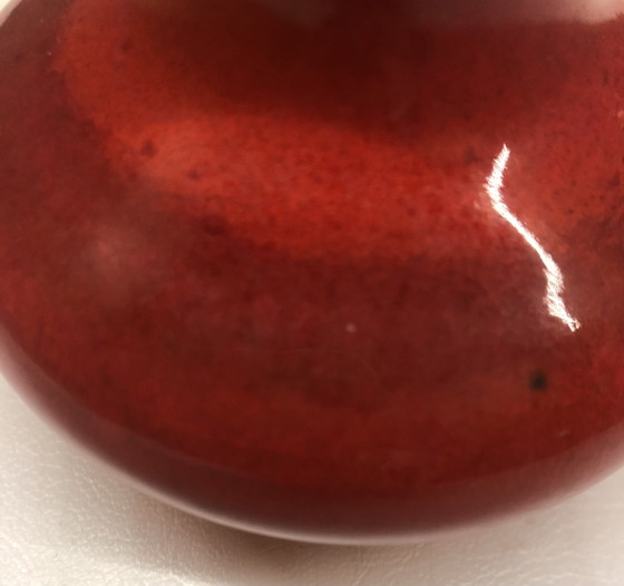 Image 1 of Vaso in ceramica rossa vintage