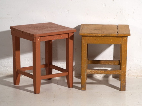 Antieke nachtkastjes van grenenhout – Centraal-Europa, circa 1940 #6 – Rustic (photo 2 of 40)