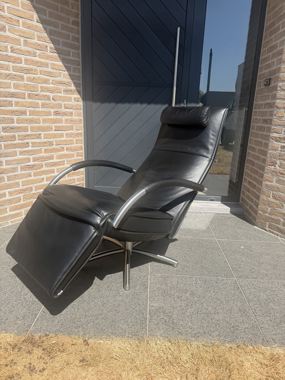Prachtige Zwarte Jori Mensana Relax Incl Hoofdkussen Medi Mono-Move – Fauteuils, Leather, Metal (photo 4 of 13)