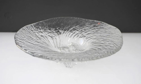 Image 1 of Finnische Avanti-Schale aus Kunstglas von Tapio Wirkkala für Iittala, 1979