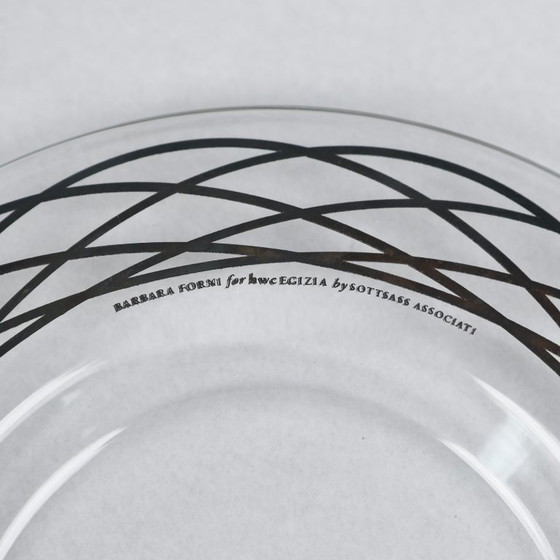 Image 1 of 6 piece plate set by Barbara Forni for Egizia, HWC, Ettore Sottsass Associati