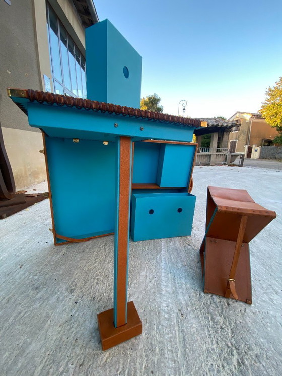 Image 1 of Valigia da ufficio in pelle - Laboratori Gucci