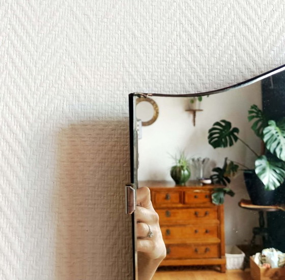 Image 1 of 1950s marbled Formica dressing table