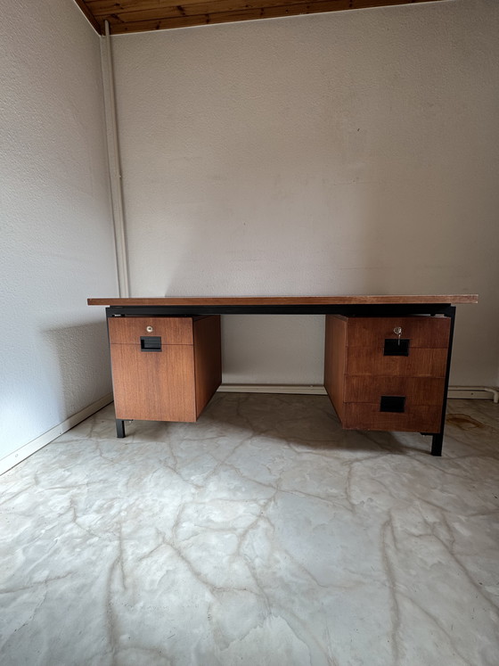 Image 1 of Escritorio Pastoe antiguo con silla de oficina