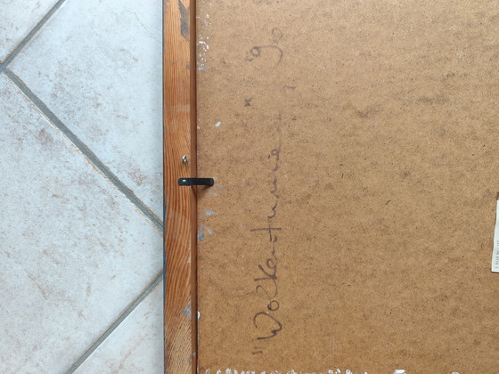 Image 1 of 🎨 Originalgemälde "Wolkentunnel" von Katrin Pillon (1996) – Öl auf Platte