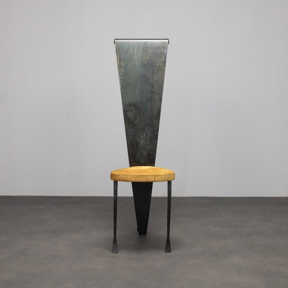 Image 1 of Zeldzame postmoderne sculpturale stoel, Italië, jaren 1980