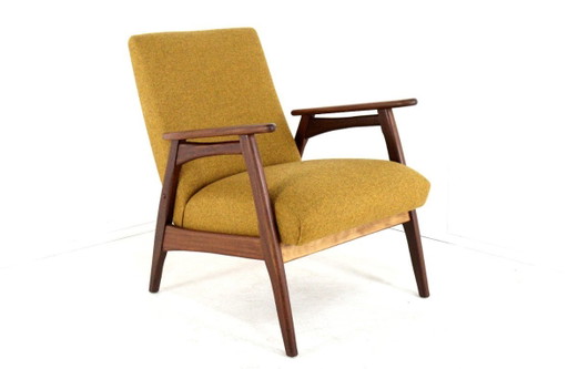 Poltrona vintage "Heerewaarden", appena rivestita