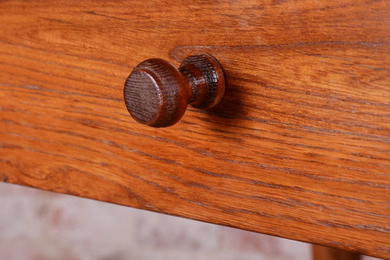 Tavolino Biedermeier restaurato, Frassino, Olmo, Lucidatura ravvivata, Ceco, anni 1810, Tavolini, Legno (foto 10 di 13)