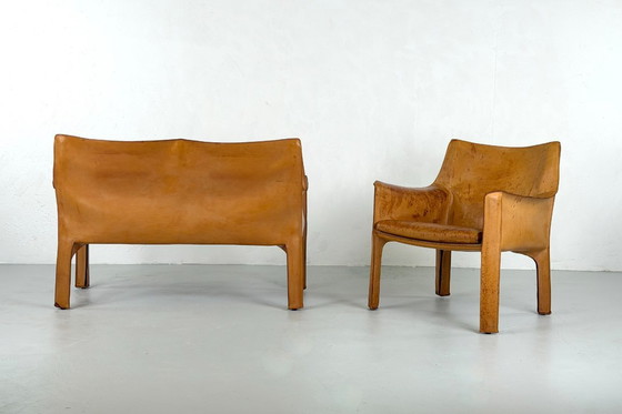 Image 1 of Set of 1 CAB 413 and CAB 414 by Mario Bellini for Cassina - 1970s
