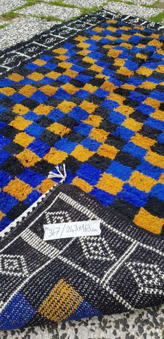 Image 1 of Alfombra bereber anudada a mano de lana, 243 x 163 cm
