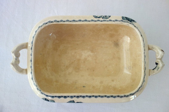 Image 1 of Sopera pequeña de tierra de hierro Gien Capucines