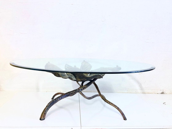 Image 1 of Hollywood Regency Coffee Table by Salvino Mardura, 1970s/80s Design, Italy