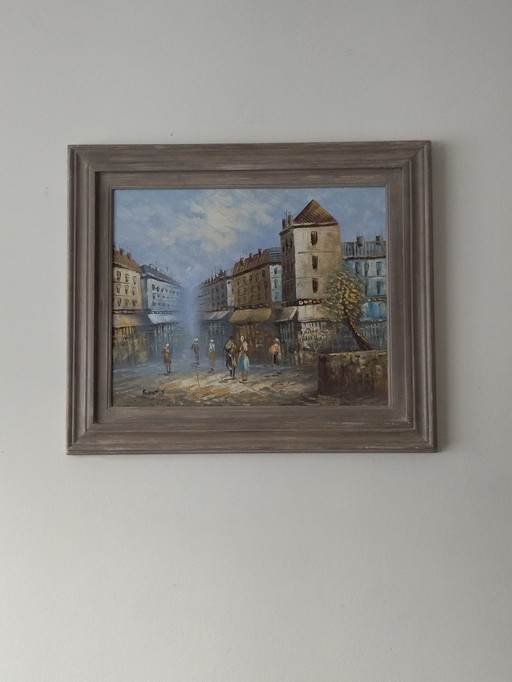 Impressionist painting.