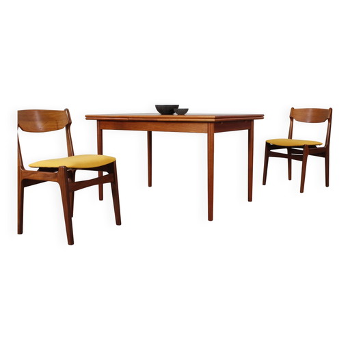 Mesa de comedor vintage de teca 4-6 pers. Danish design mesa de cocina años 60