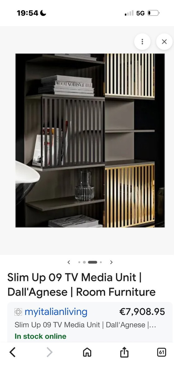 Designer wandmeubel – Dall'Agnese, Vitrinekasten, Wood, Metal (photo 4 of 5)