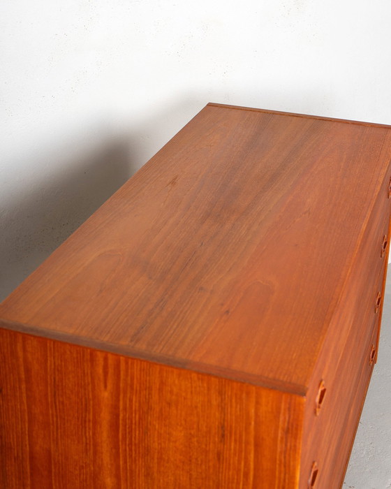 Image 1 of Mid Century 4 Drawers Danish Commode Made Of Teak