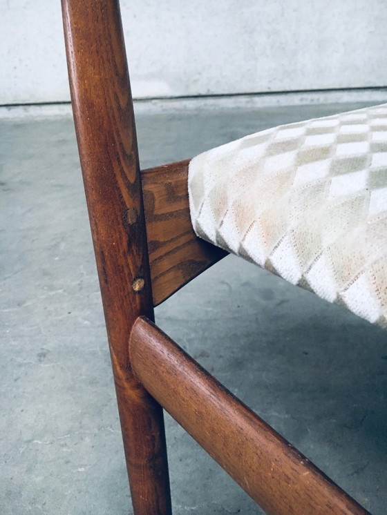 Image 1 of Esszimmerstuhl-Set aus Teakholz im skandinavischen Mid-Century-Modern-Design, 1960er