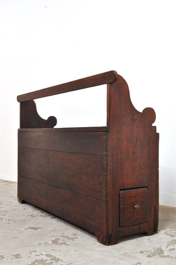 Image 1 of Antique Flip-Pop Bench, 1830s