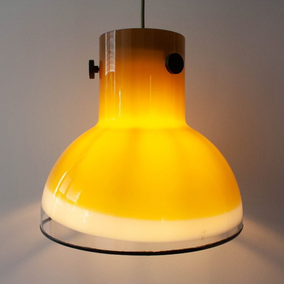 Image 1 of Suspension en verre brun de Peill & Putzler, Allemagne, années 1970