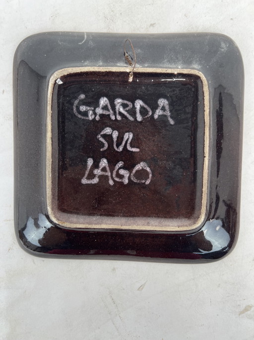 Vintage Franco Santi wall plate 1970s