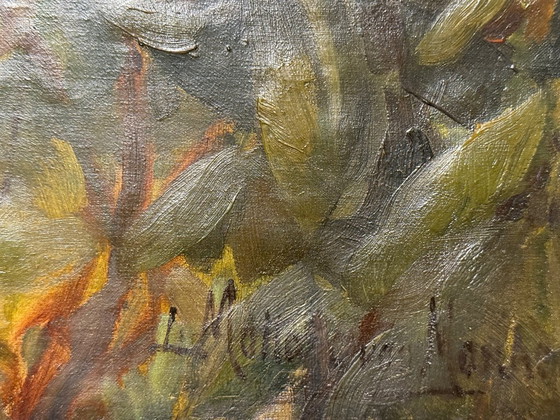 Image 1 of Léonie Mottart-van Marcke - Oil painting