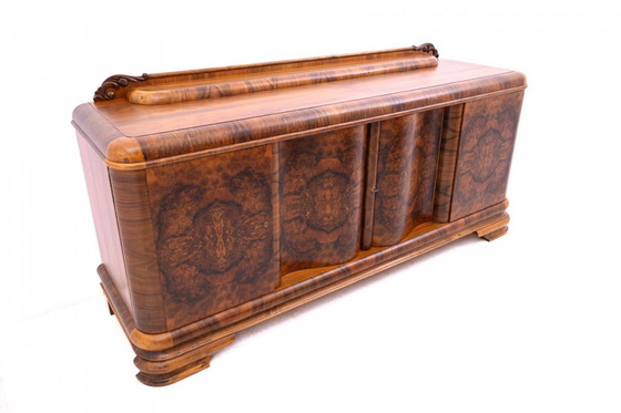 Image 1 of Large Art Deco chest of drawers from the 1950s, Poland.
