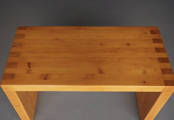 Image 1 of Vintage solid pine bench in the style of Ate van Apeldoorn, 1970s