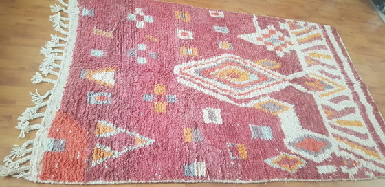 Image 1 of Handgeknoopt Berber kleed wol 150x245cm