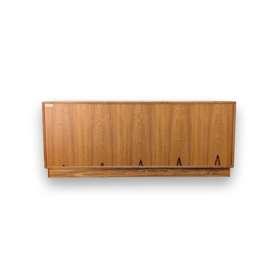 Credenza Midcentury Dyrlund danese in Teak con Ante a Serrandina – Credenze, Legno (photo 10 of 11)