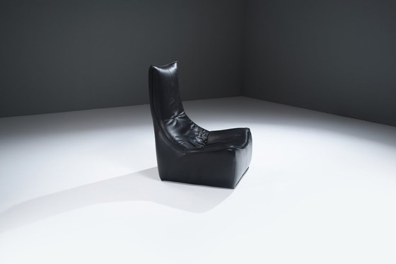 Image 1 of Vintage The Rock Lounge Chair with new leather by Gerard Van Den Berg - Montis