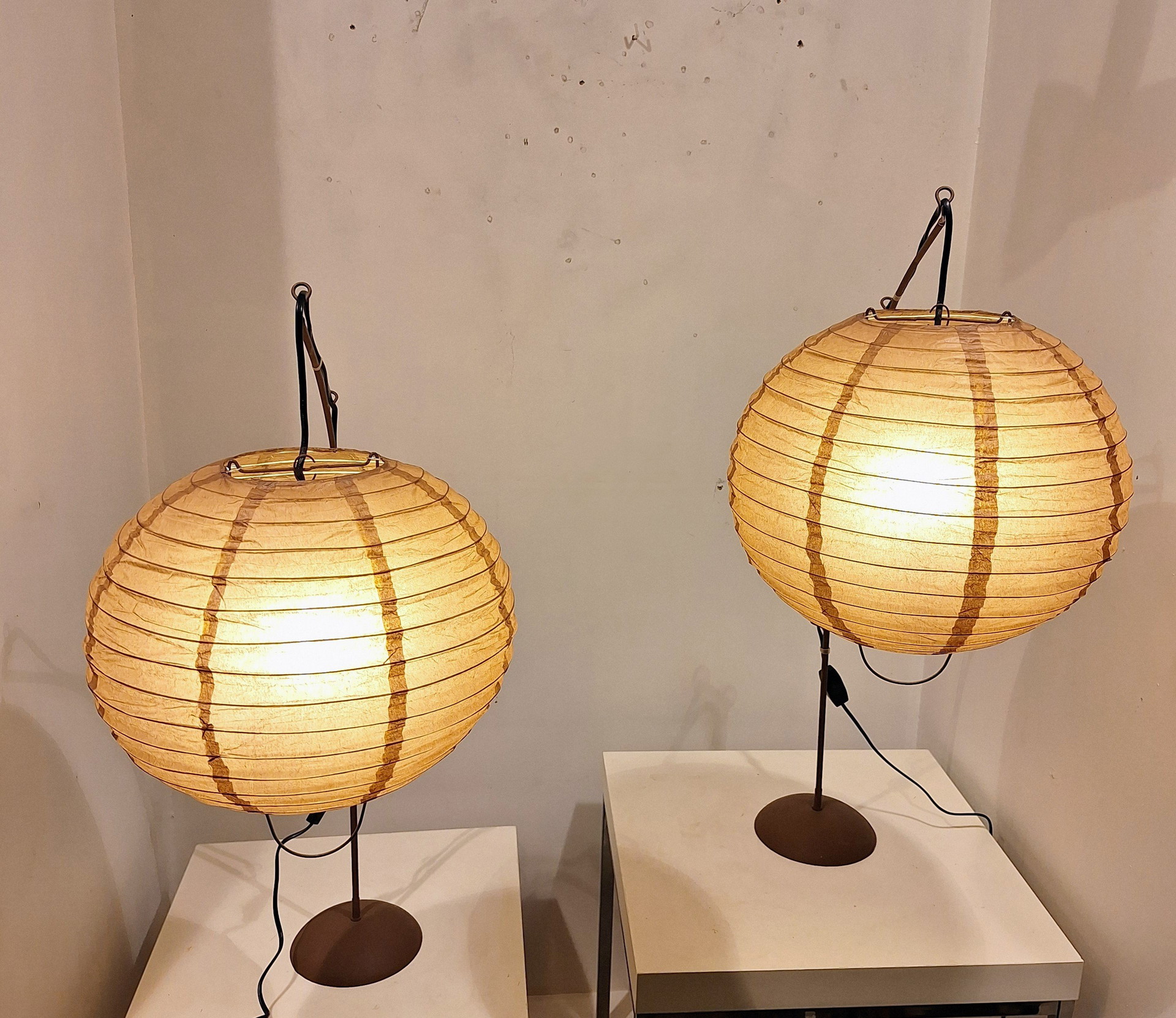 秋子 AKIKO LAMP TARAGO 秋子 AKIKO LAMP TARAGO Japanese Style Tarogo Table Lamp, 1960s