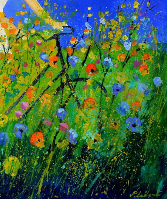 Image 1 of Temidden van de bloemen